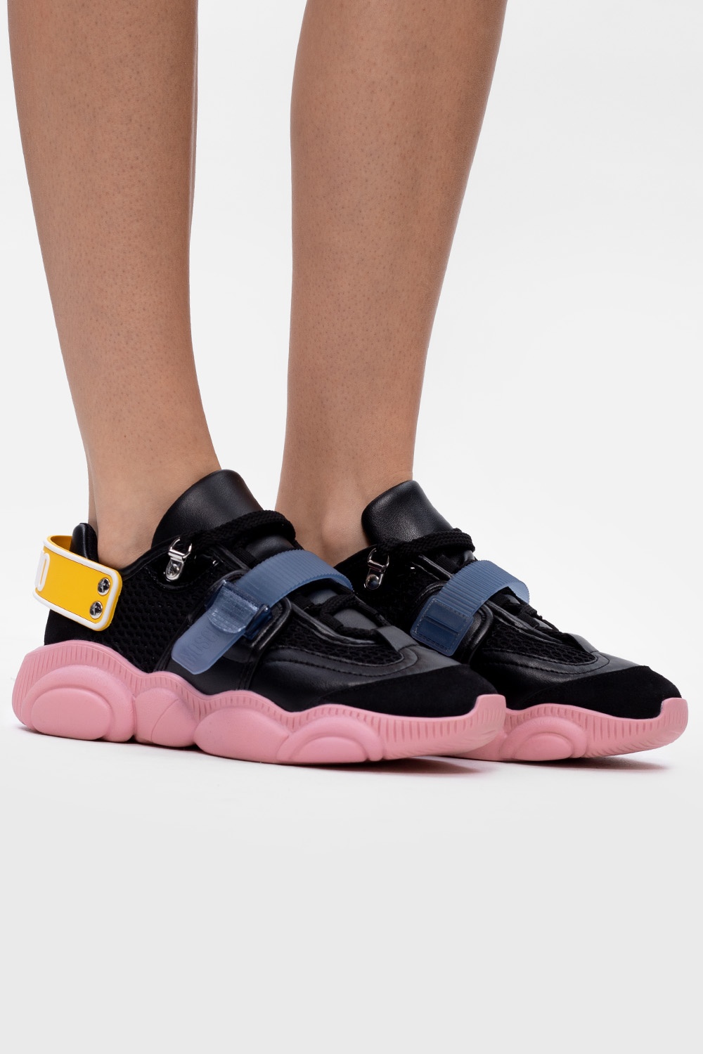 Moschino ロコフリントロトッフスニカ MA15332G1LMFA 00A Love Moschino, Women's Sneakers, Multicoloured C110b, 4.5 US